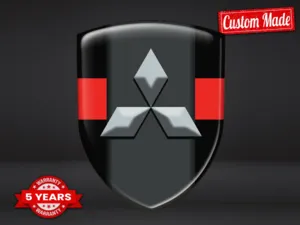 Mitsubishi Car Silicone S Logo Durable High Quality Professional